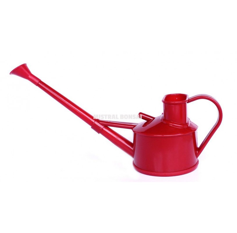 Regadera bonsái plástico 0.9 l. roja Regadera bonsái plástico 0.9 l. roja