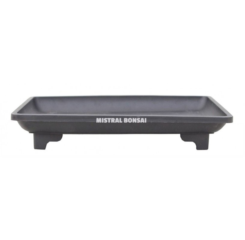 Rectangular plastic dish 18x12x3 cm black Rectangular plastic dish 18x12x3 cm black