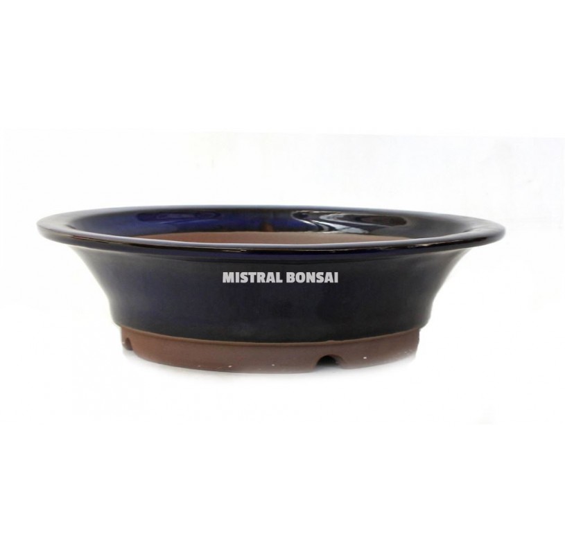 Pot rond de grès pour bonsai 29.0 cm. Pot rond de grès pour bonsai 29.0 cm.
