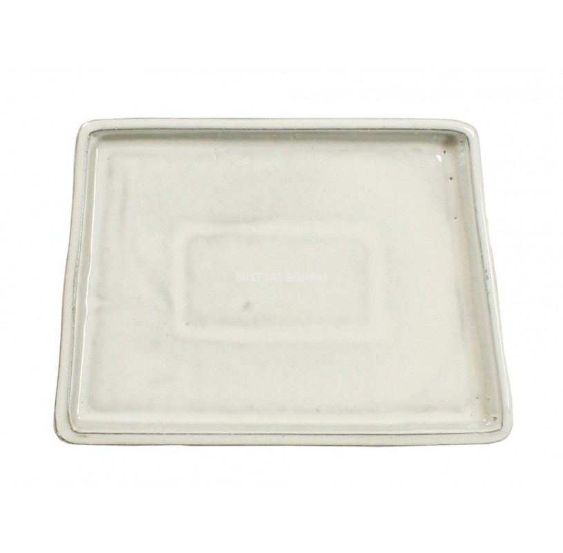 Rectangular dish for bonsai 16 cm. Cream Rectangular dish for bonsai 16 cm. Cream