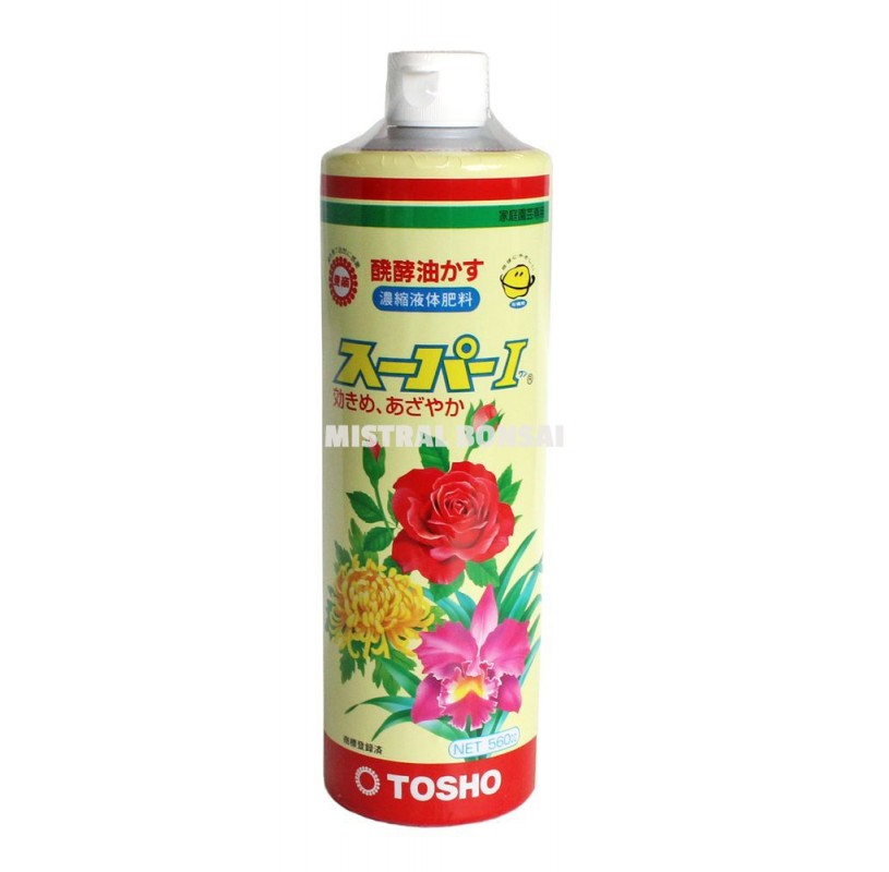 Abono orgánico líquido Tosho Super de 560 ml. Abono orgánico líquido Tosho Super de 560 ml.