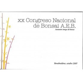 Livre "XX Congreso Nacional de Bonsái A.E.B. 2007"