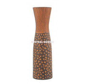 KHARTOUM Vase 8.5x8.5x29 cm Marron