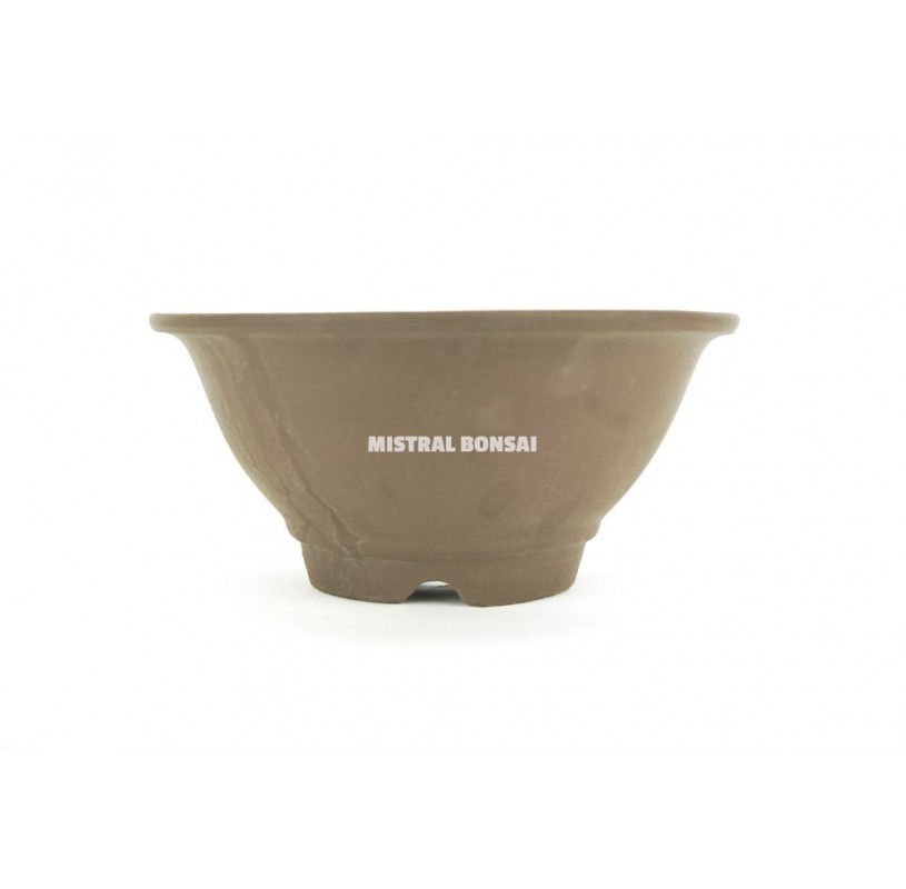 Pot rond en grès pour bonsaï 23 x 10.5 cm. SE. Pot rond en grès pour bonsaï 23 x 10.5 cm. SE.