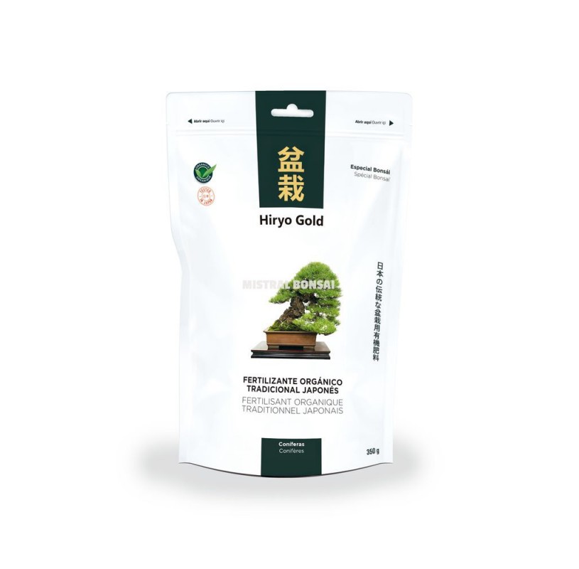 Abono orgánico HIRYO-GOLD - Coníferas 350gr Abono orgánico HIRYO-GOLD - Coníferas 350gr