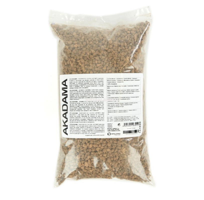 Sustrato AKADAMA grano pequeño 2 L aprox. Sustrato AKADAMA grano pequeño 2 L aprox.