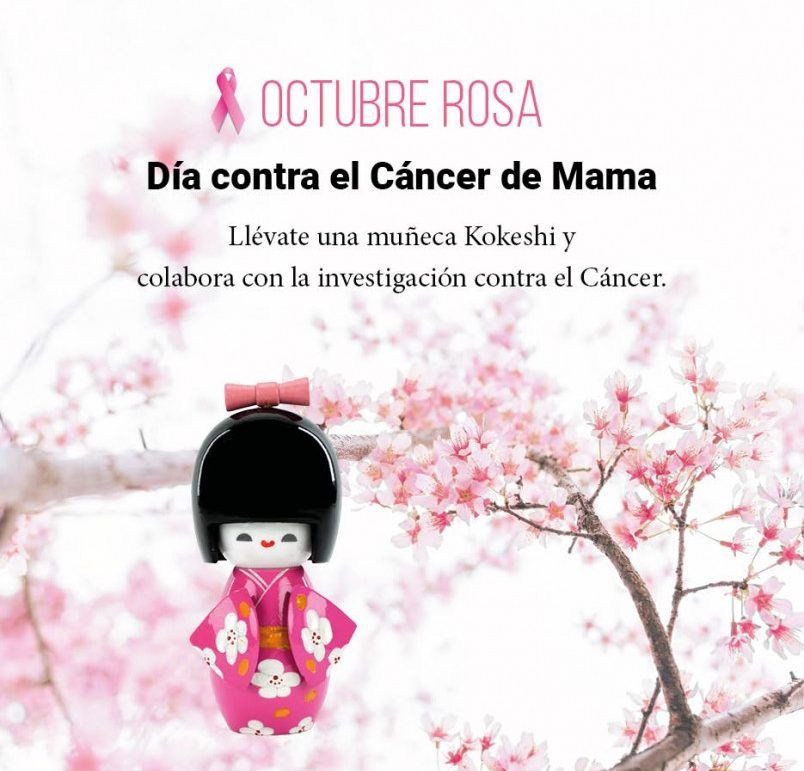 Octubre Rosa, colabora contra el cáncer de mama.