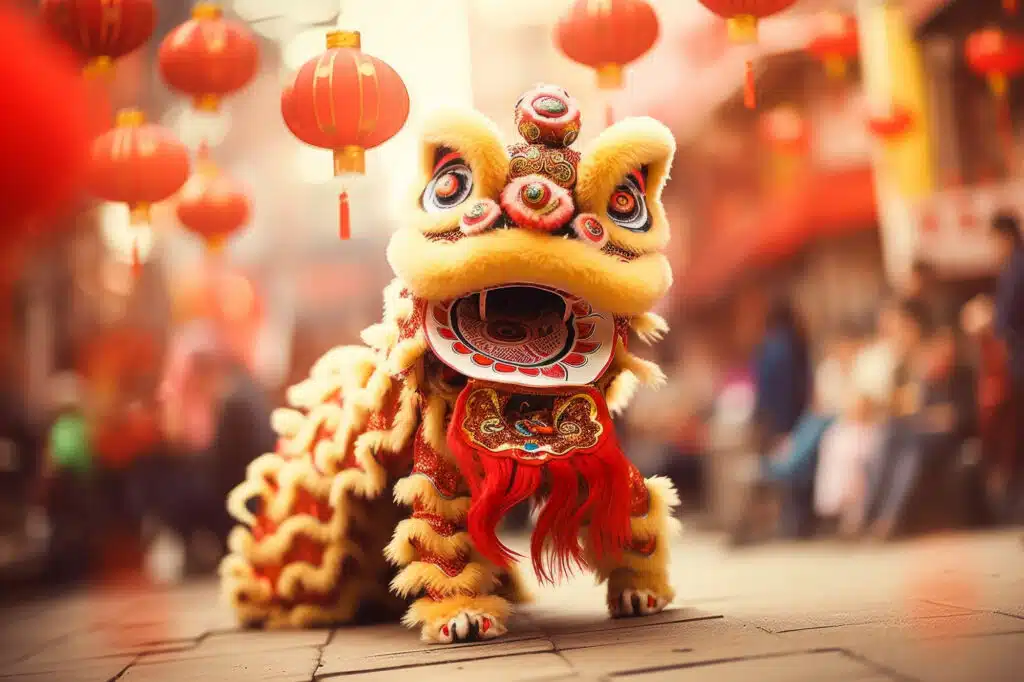 Year of the dragon celebration
